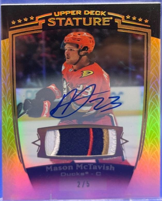 Mason McTavish [Gold Autograph Memorabilia] #5