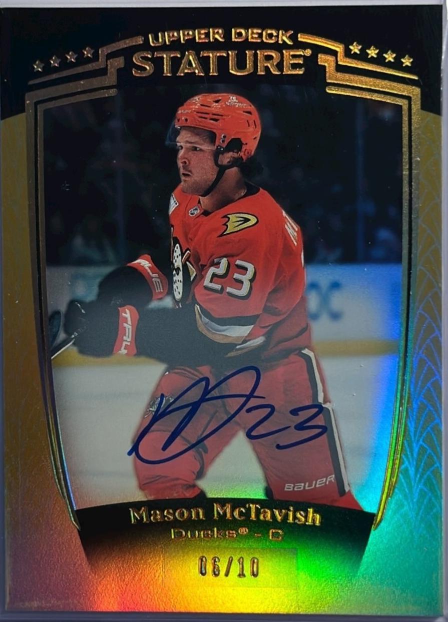 Mason McTavish [Gold Autograph] #5