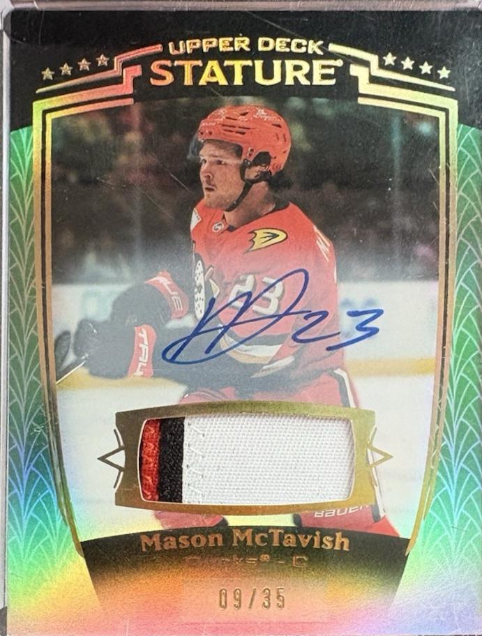 Mason McTavish [Green Autograph Memorabilia] #5