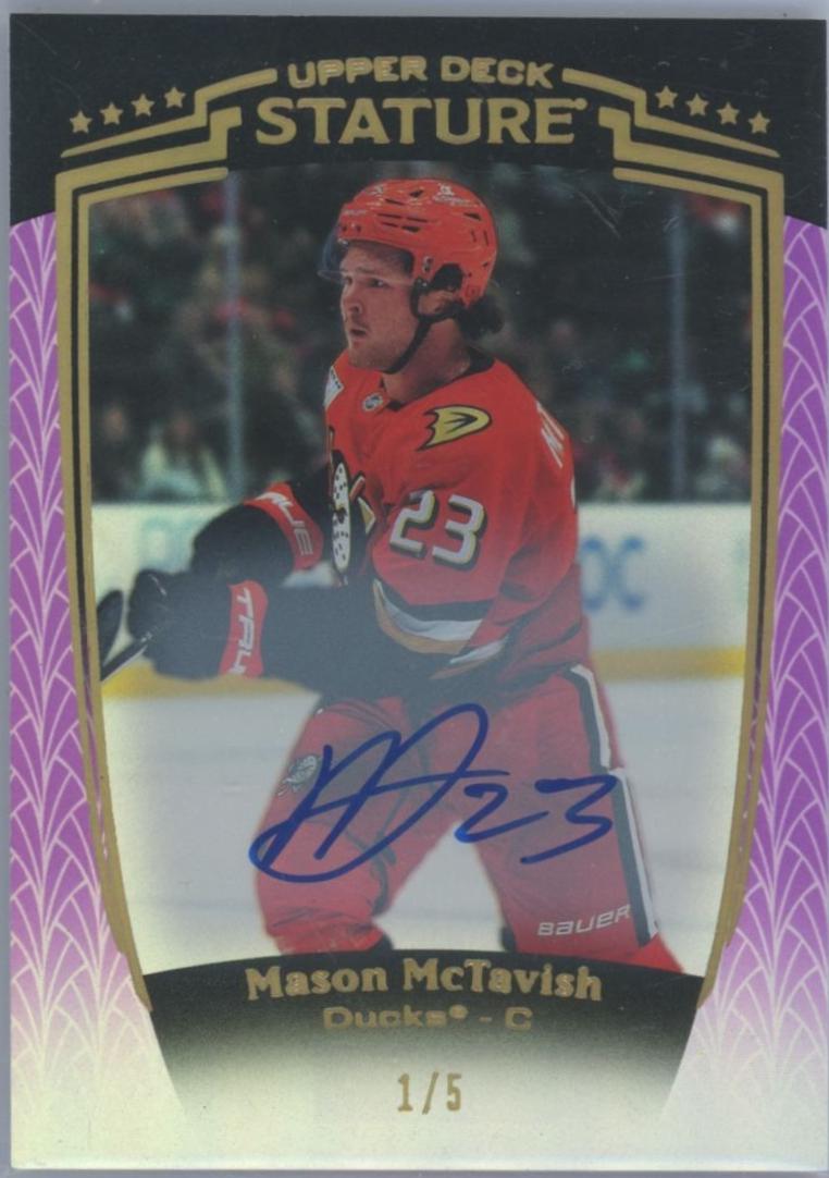Mason McTavish [Purple Autograph] #5