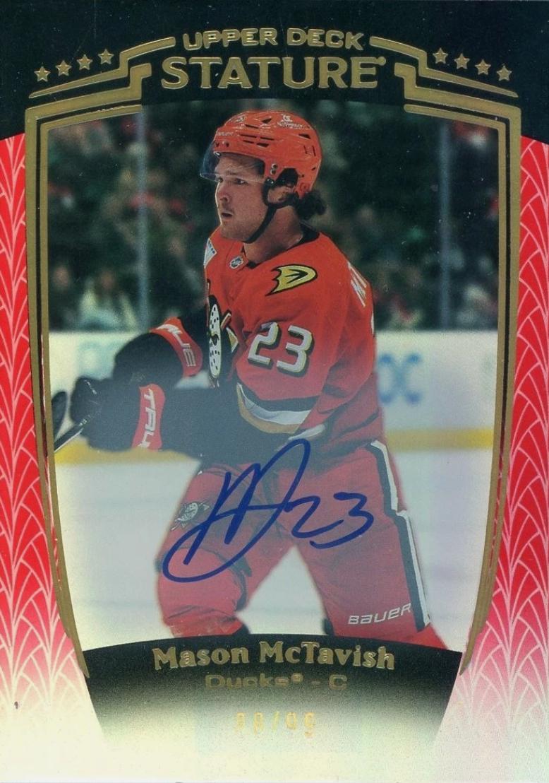 Mason McTavish [Red Autograph] #5