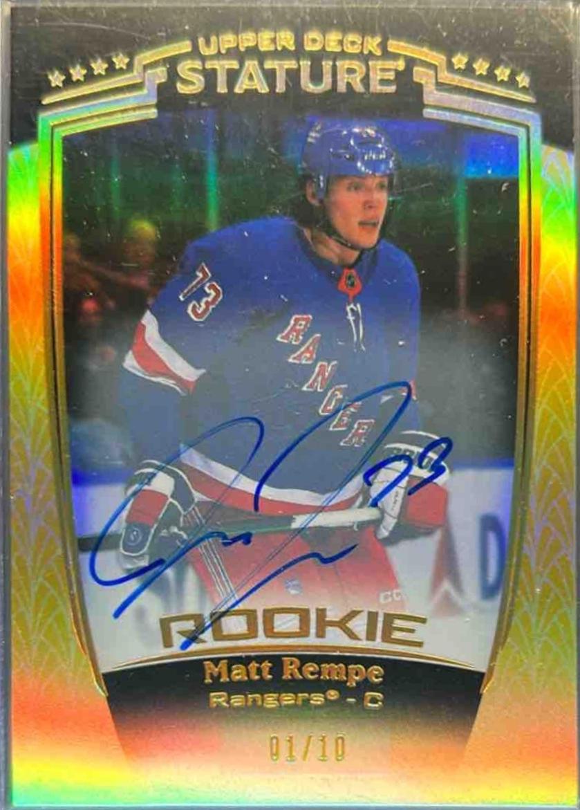 Matt Rempe [Gold Autograph] #42