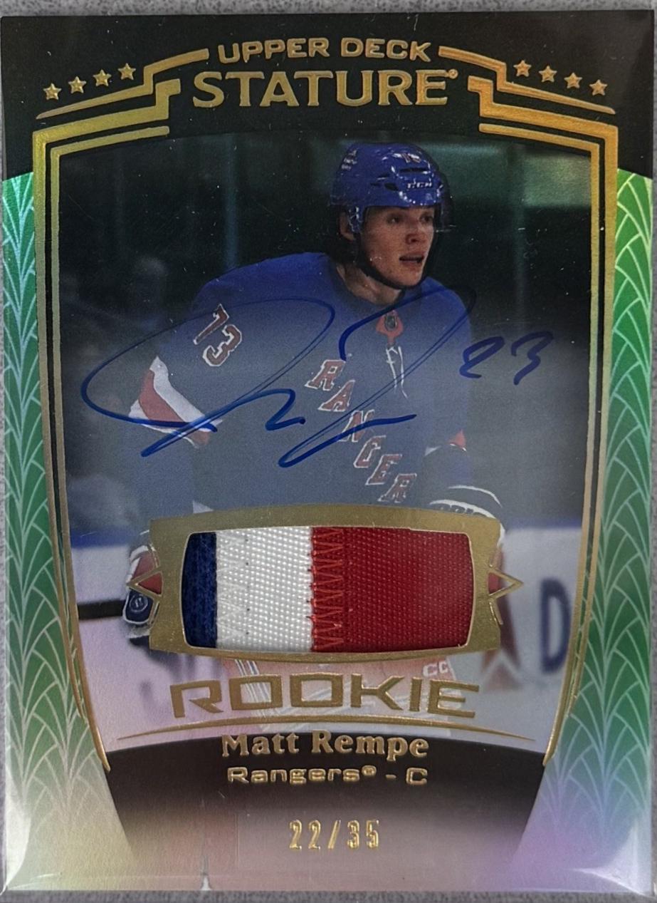 Matt Rempe [Green Autograph Memorabilia] #42