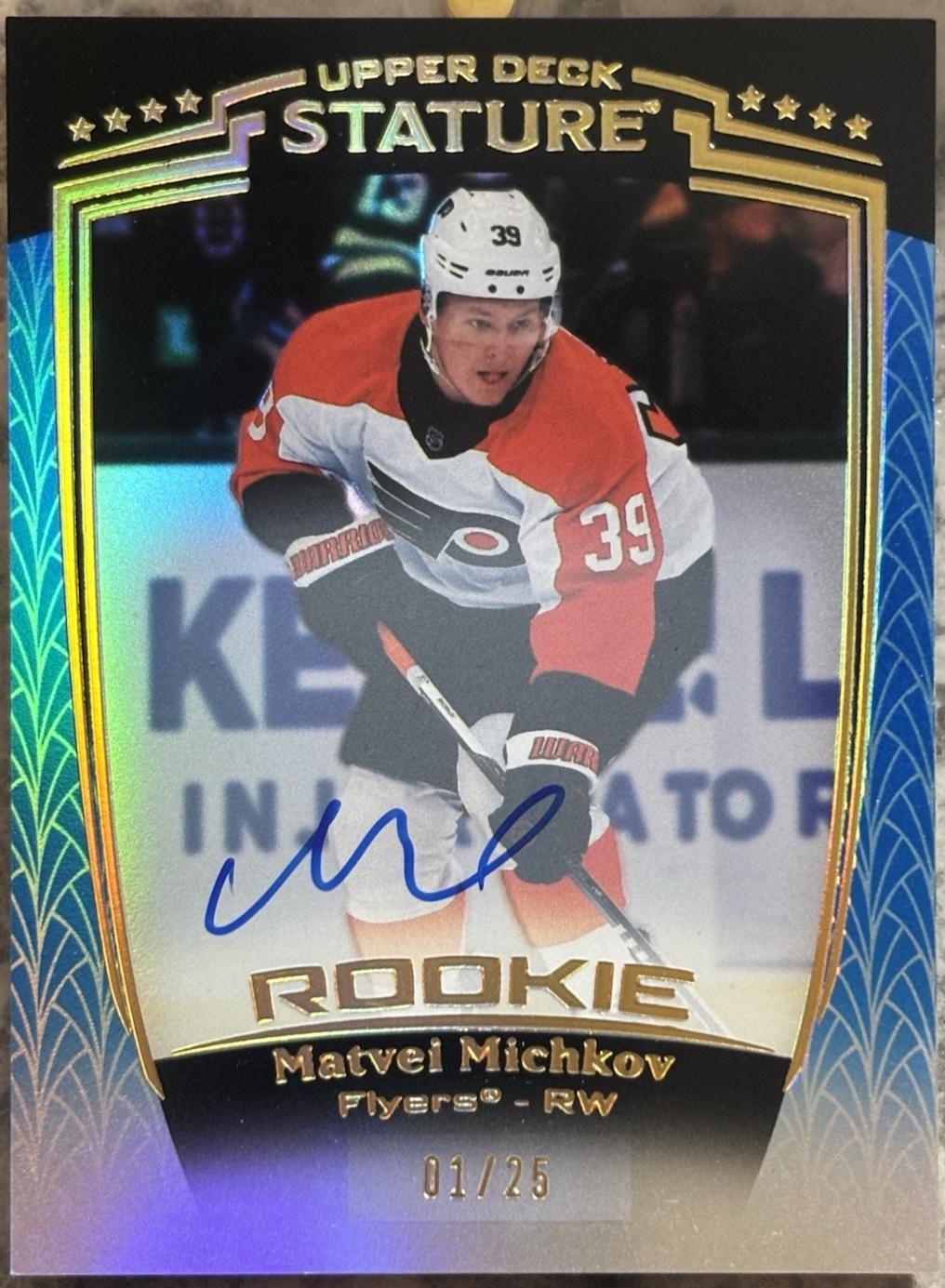 Matvei Michkov [Blue Autograph] #32