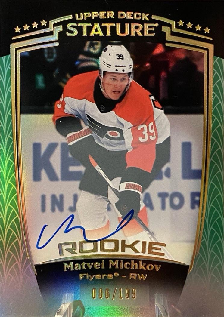 Matvei Michkov [Green Autograph] #32