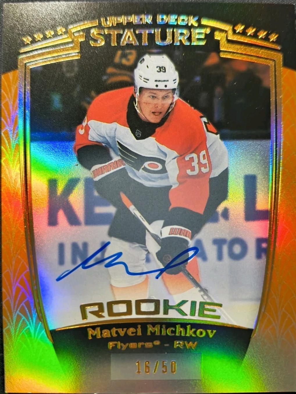 Matvei Michkov [Orange Autograph] #32