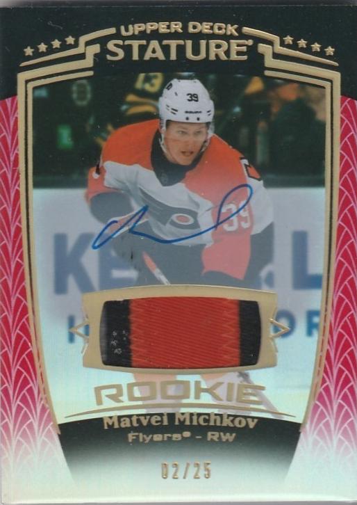 Matvei Michkov [Red Autograph Memorabilia] #32