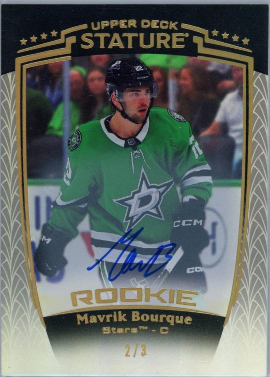 Mavrik Bourque [Black Autograph] #46