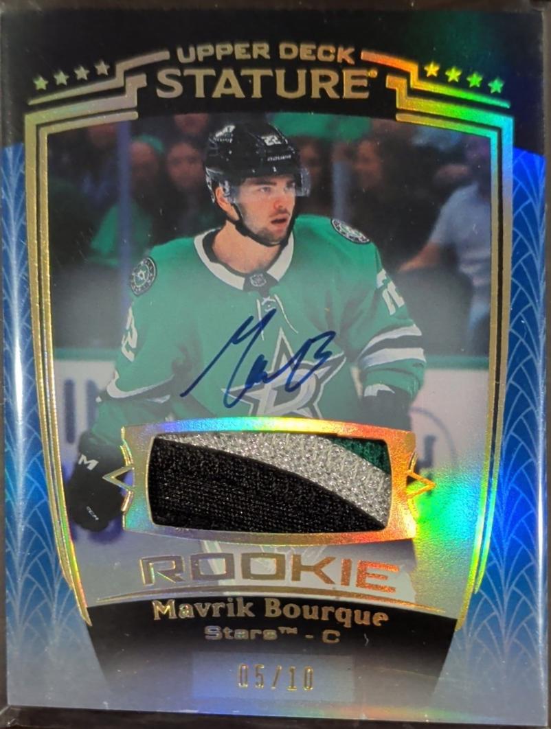 Mavrik Bourque [Blue Autograph Memorabilia] #46