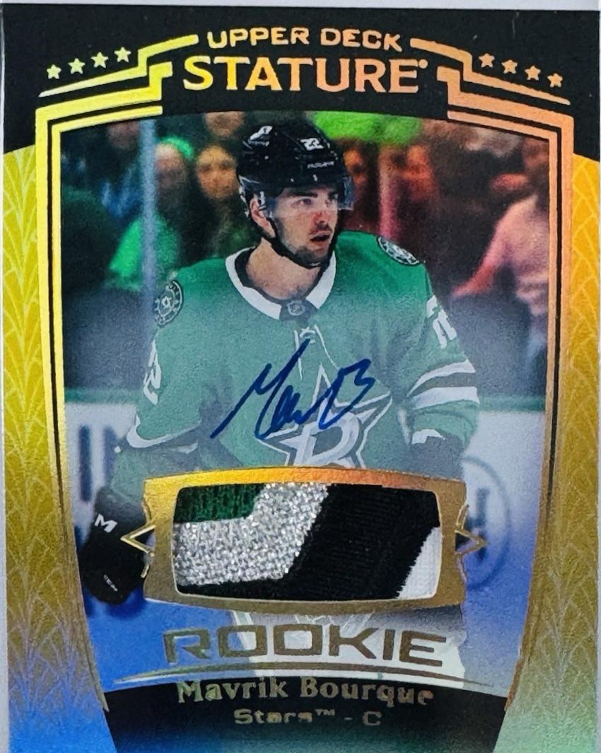 Mavrik Bourque [Gold Autograph Memorabilia] #46