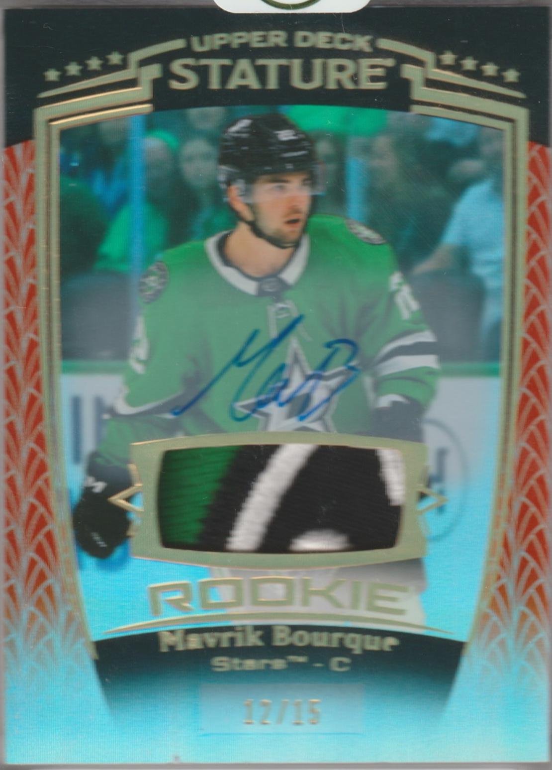Mavrik Bourque [Orange Autograph Memorabilia] #46