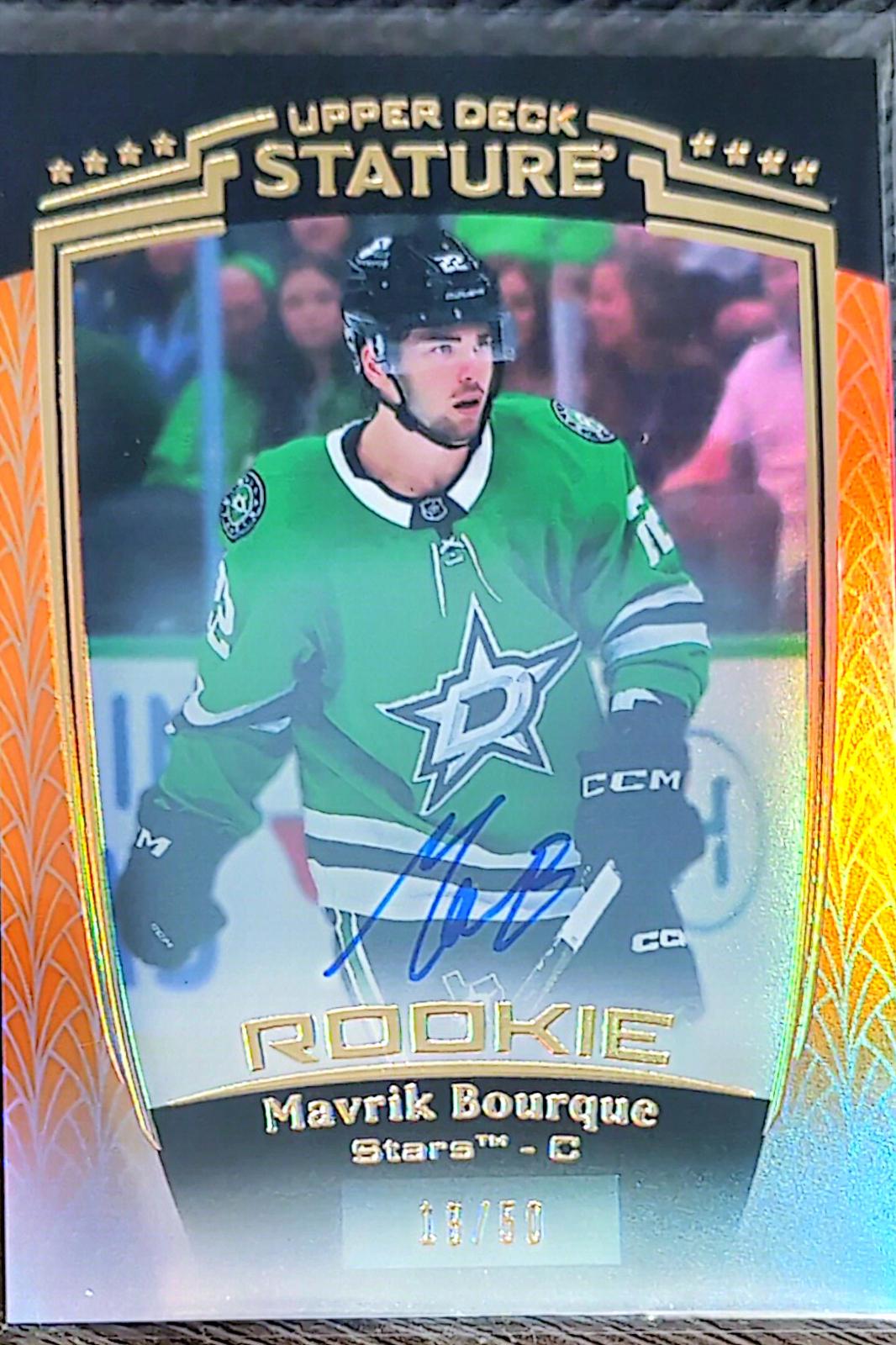 Mavrik Bourque [Orange Autograph] #46