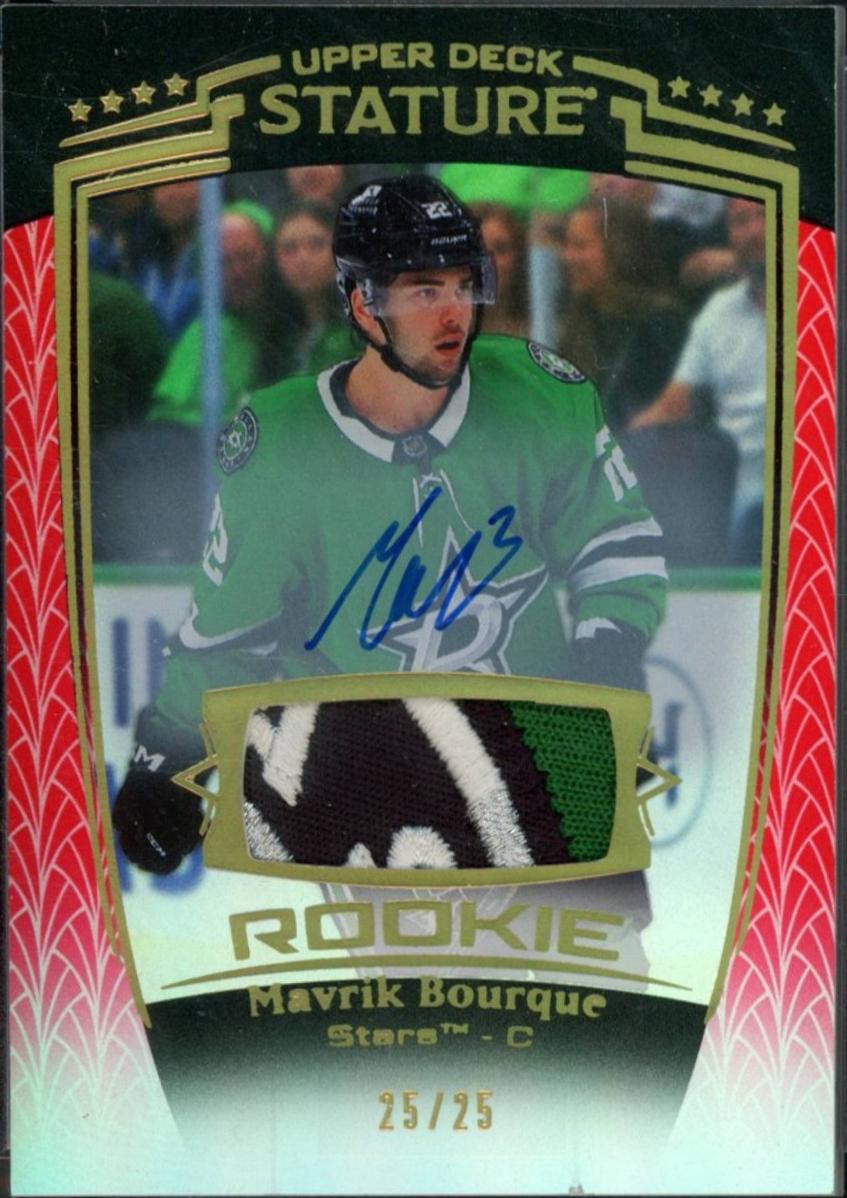 Mavrik Bourque [Red Autograph Memorabilia] #46