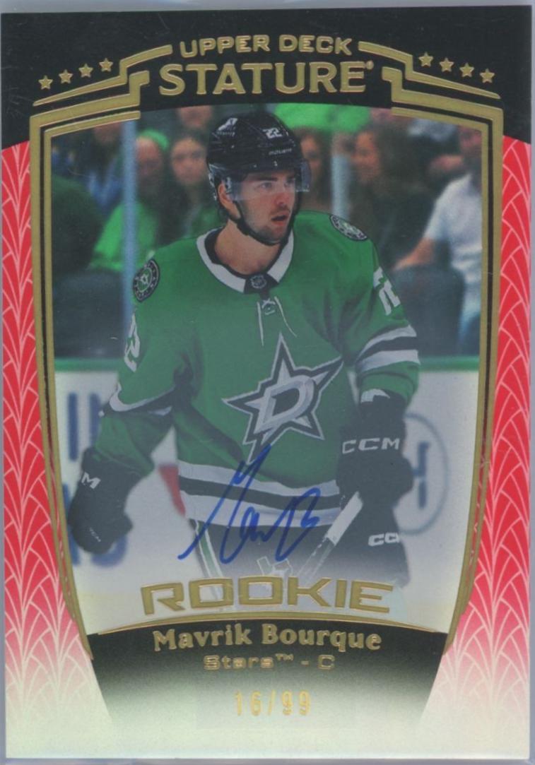 Mavrik Bourque [Red Autograph] #46