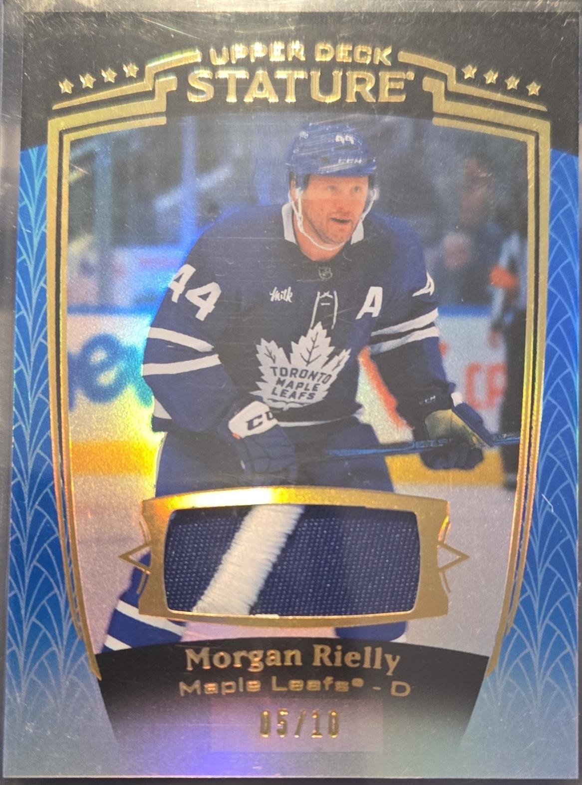 Morgan Rielly [Blue Memorabilia] #4