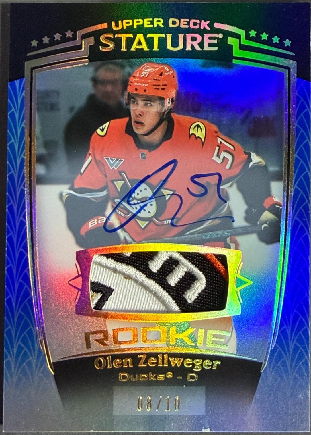Olen Zellweger [Blue Autograph Memorabilia] #44