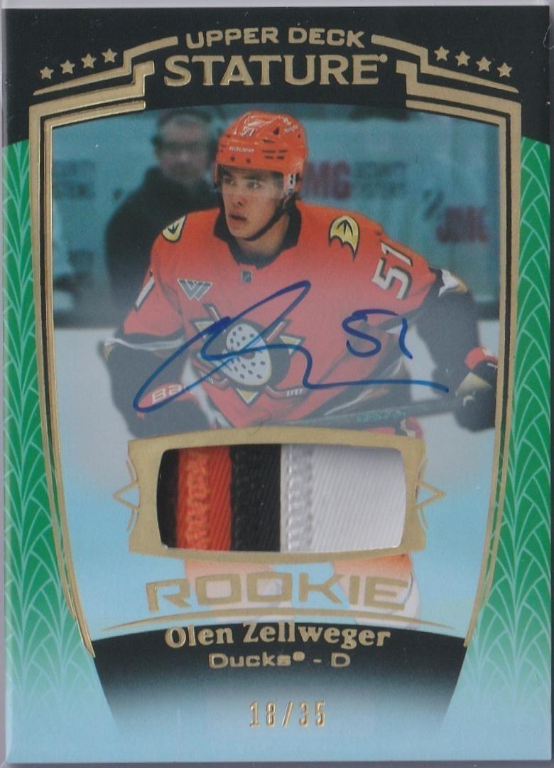 Olen Zellweger [Green Autograph Memorabilia] #44