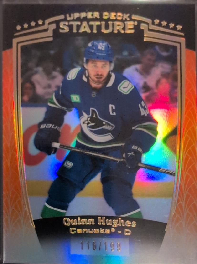 Quinn Hughes [Orange] #23