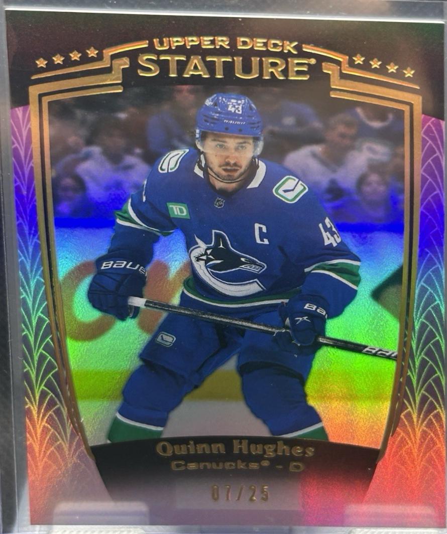 Quinn Hughes [Purple] #23
