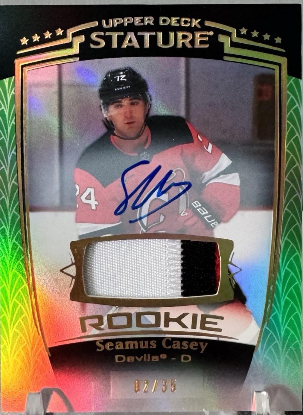 Seamus Casey [Green Autograph Memorabilia] #45