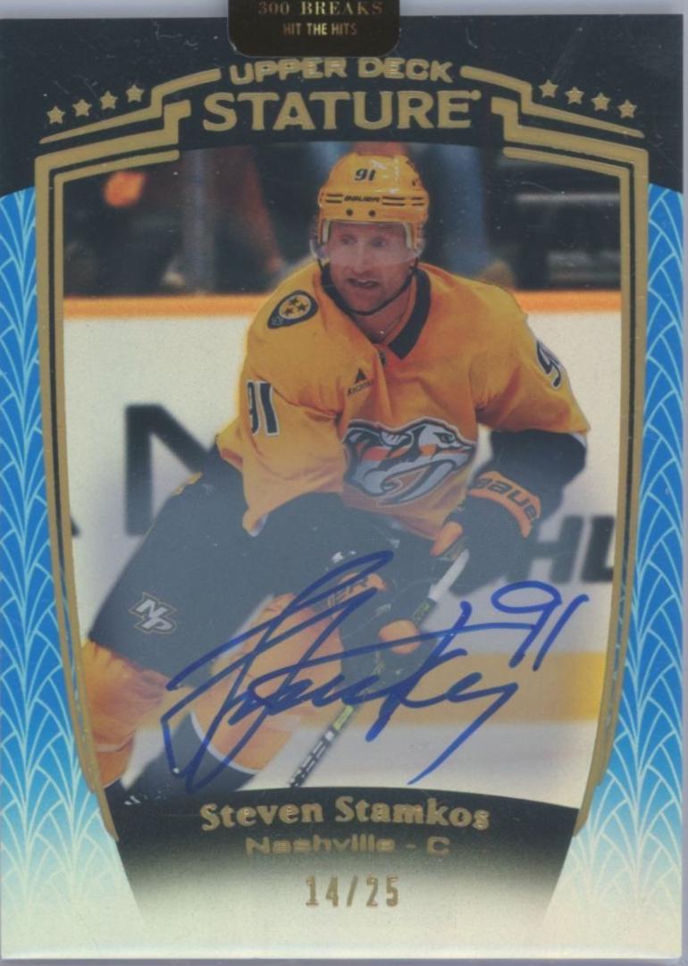Steven Stamkos [Blue Autograph] #6