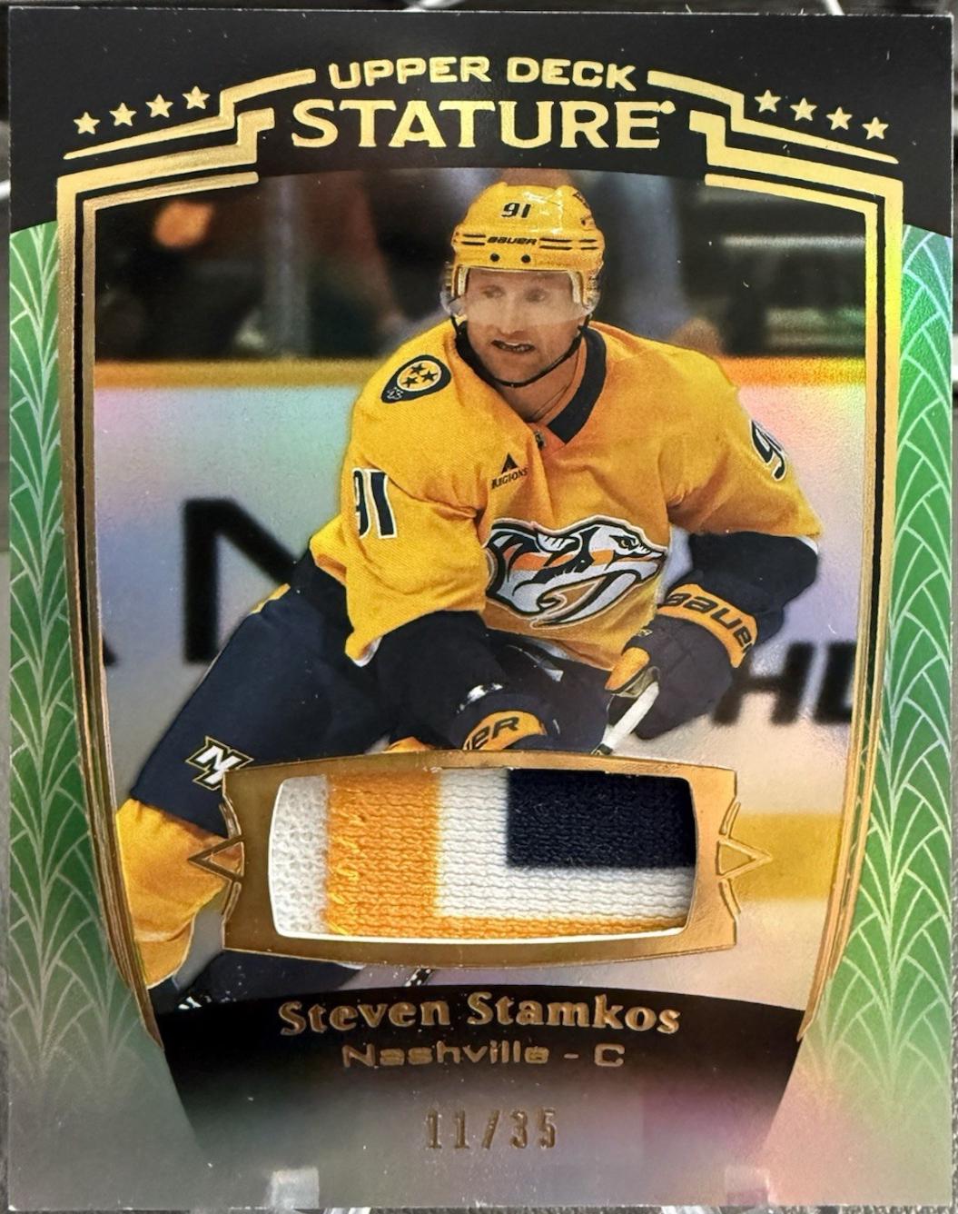 Steven Stamkos [Green Memorabilia] #6