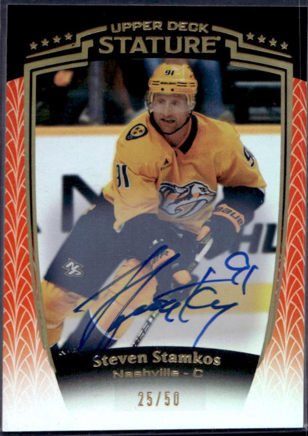 Steven Stamkos [Orange Autograph] #6