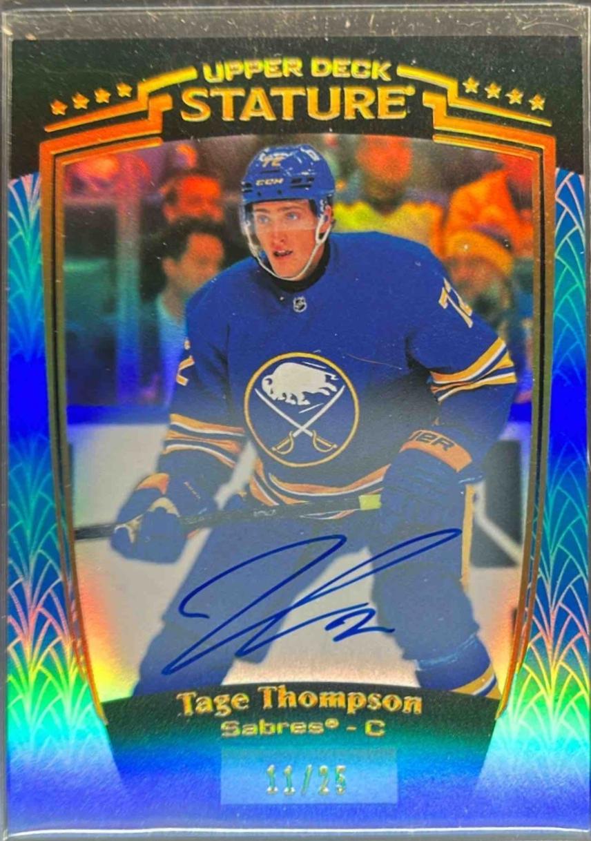 Tage Thompson [Blue Autograph] #8
