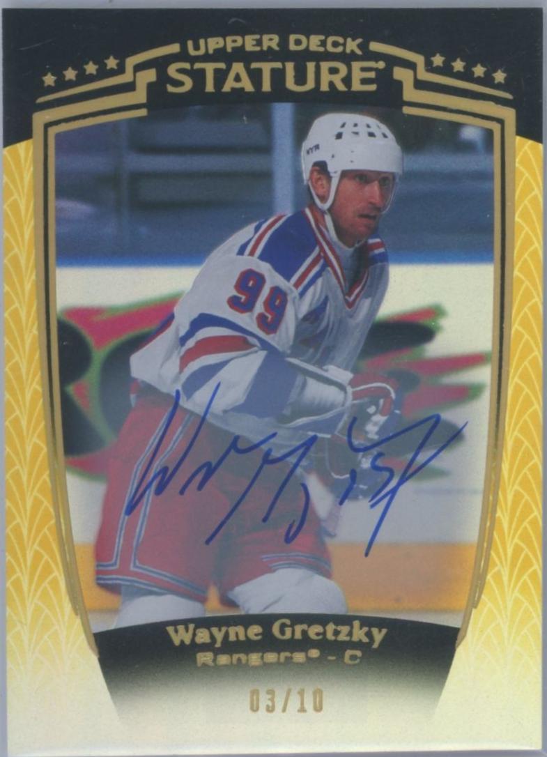 Wayne Gretzky [Gold Autograph] #26