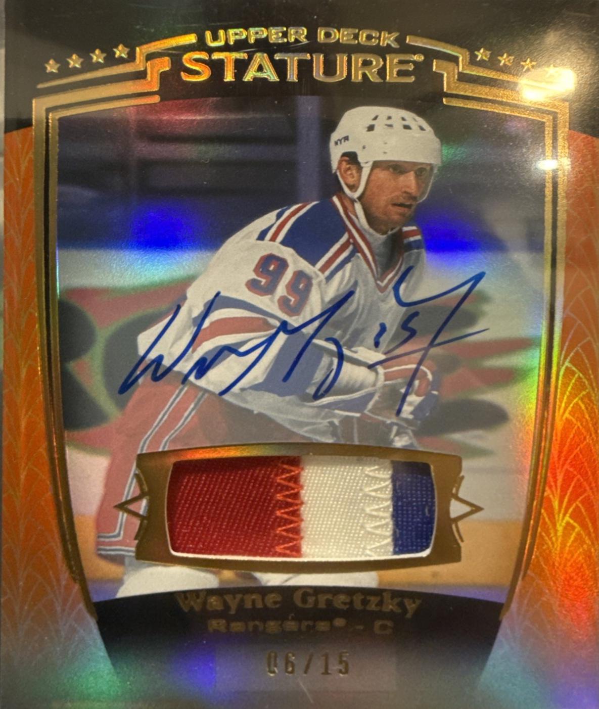 Wayne Gretzky [Orange Autograph Memorabilia] #26