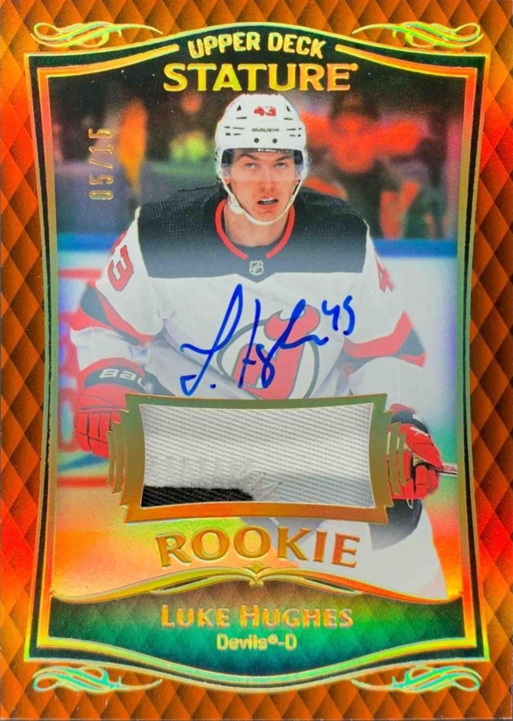 Luke Hughes [Orange Autograph Memorabilia] #34
