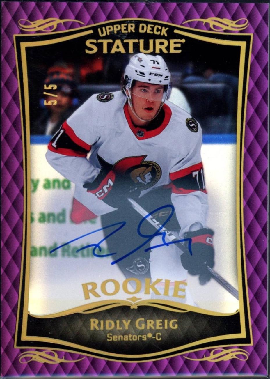 Ridly Greig [Purple Autograph] #38