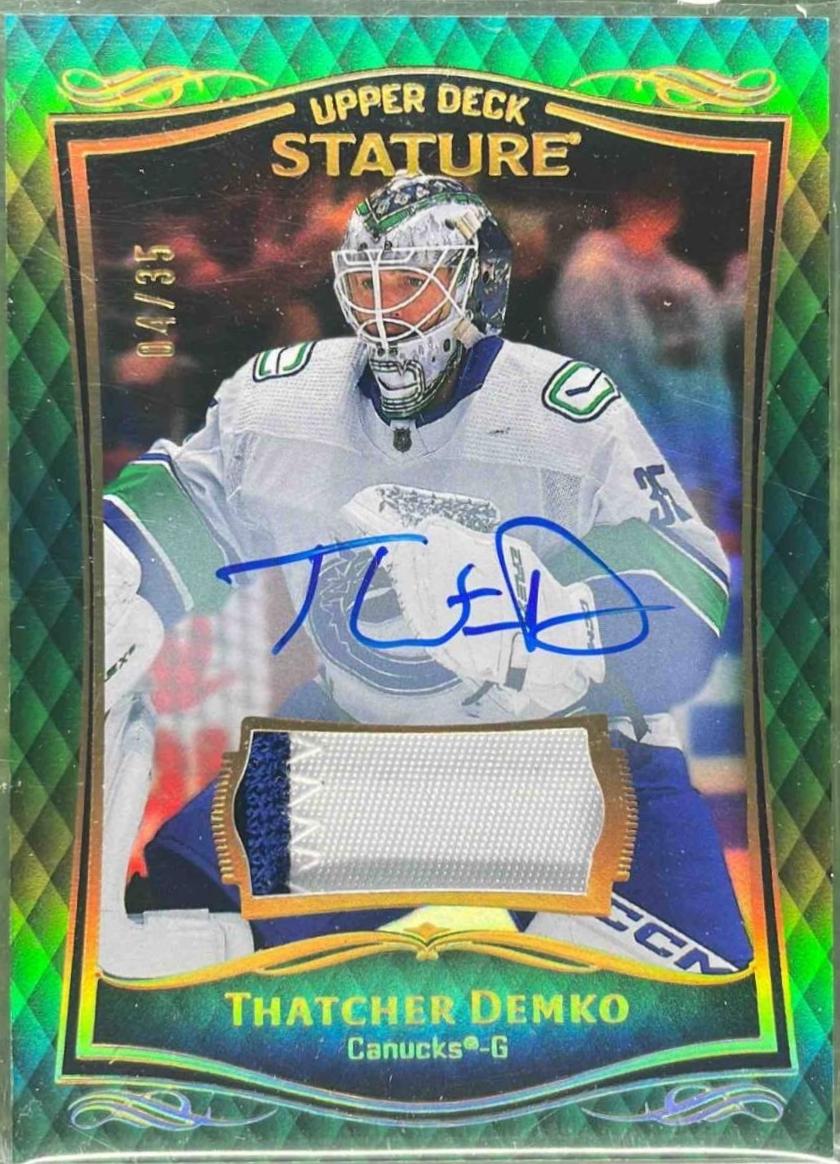 Thatcher Demko [Green Autograph Memorabilia] #6