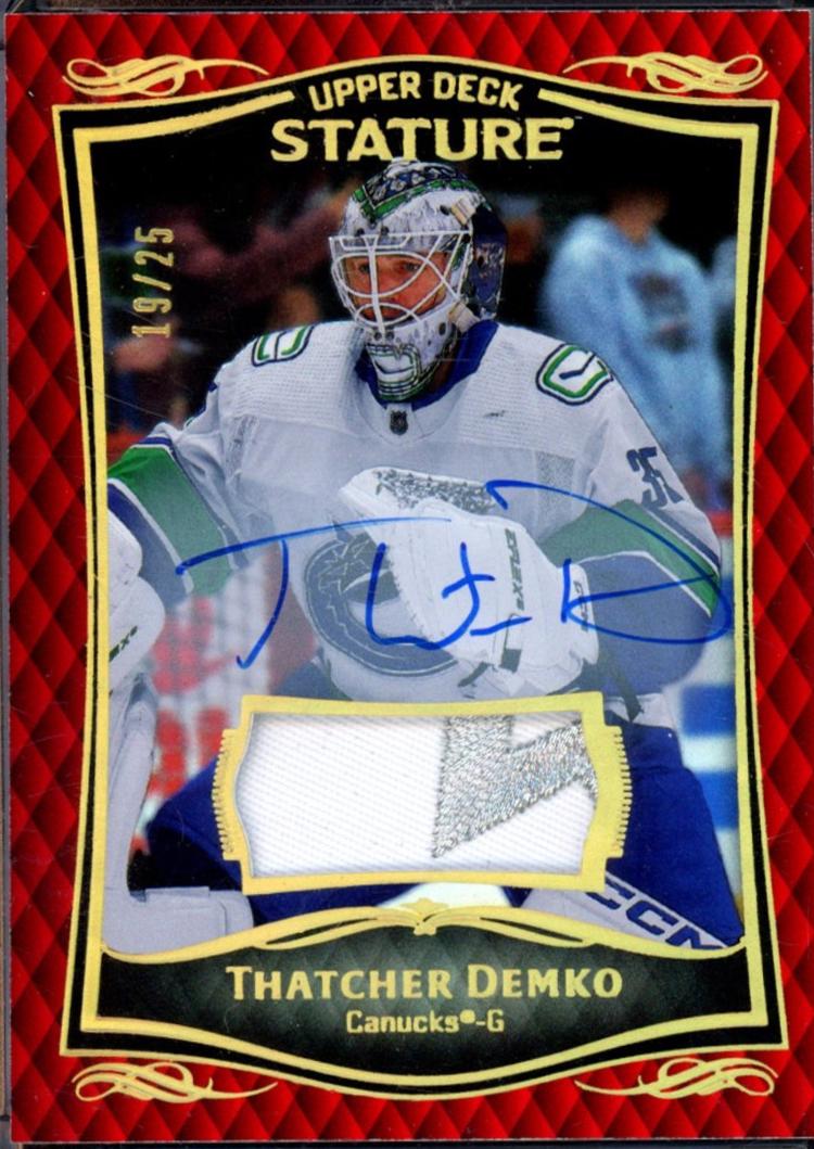 Thatcher Demko [Red Autograph Memorabilia] #6