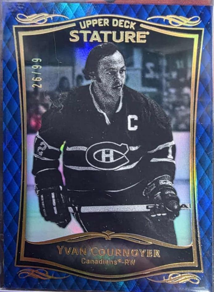 Yvan Cournoyer [Red Autograph] #30