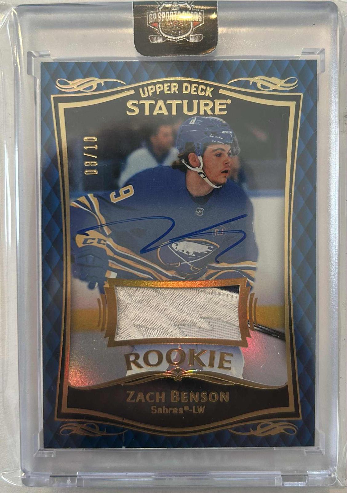 Zach Benson [Blue Autograph Memorabilia] #31