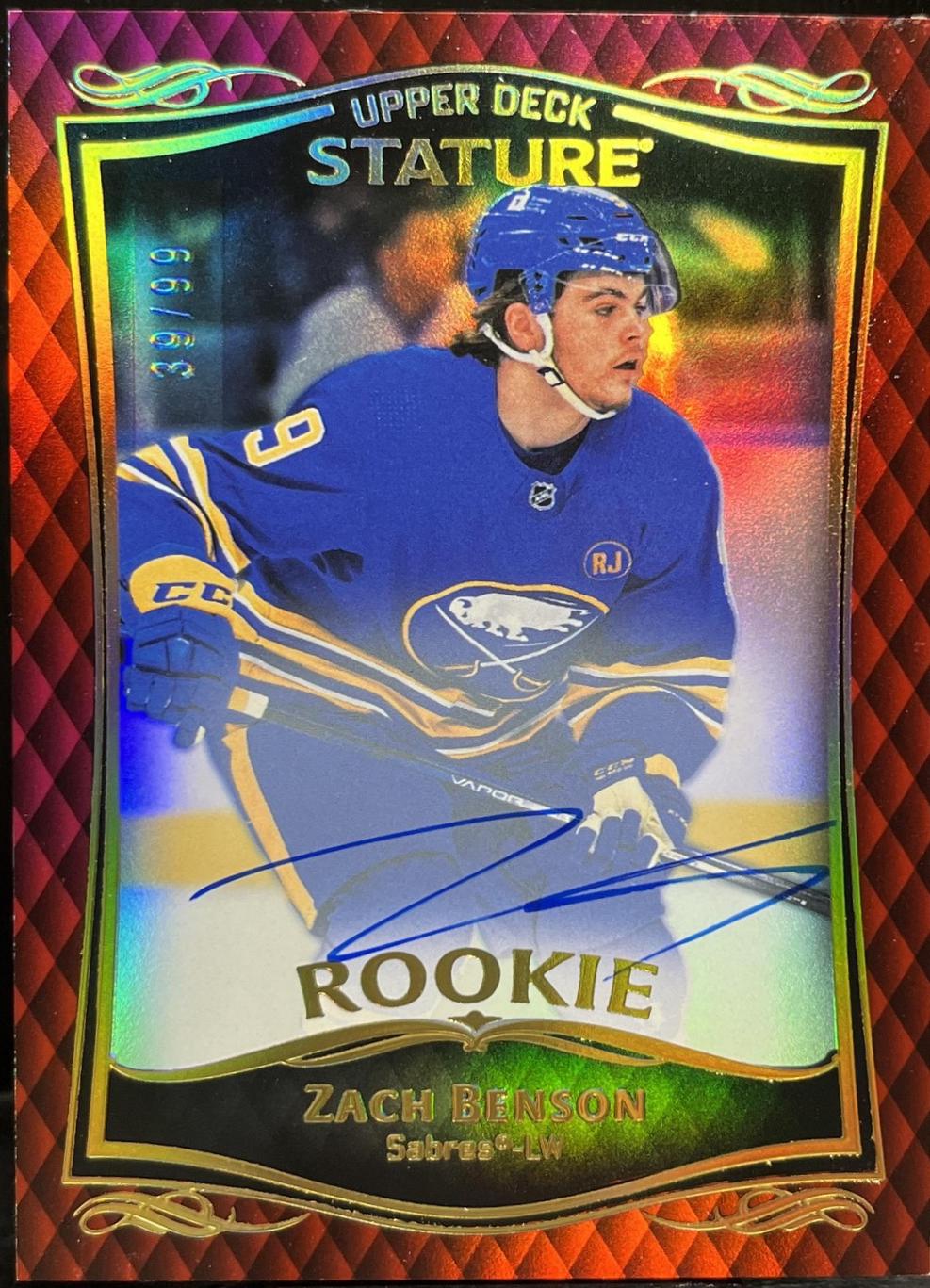 Zach Benson [Red Autograph] #31