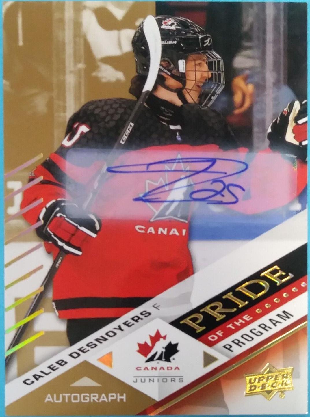 Caleb Desnoyers [Signature] #91