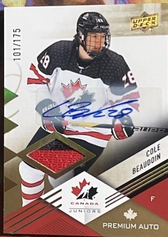 Cole Beaudoin [Autograph Patch] #66