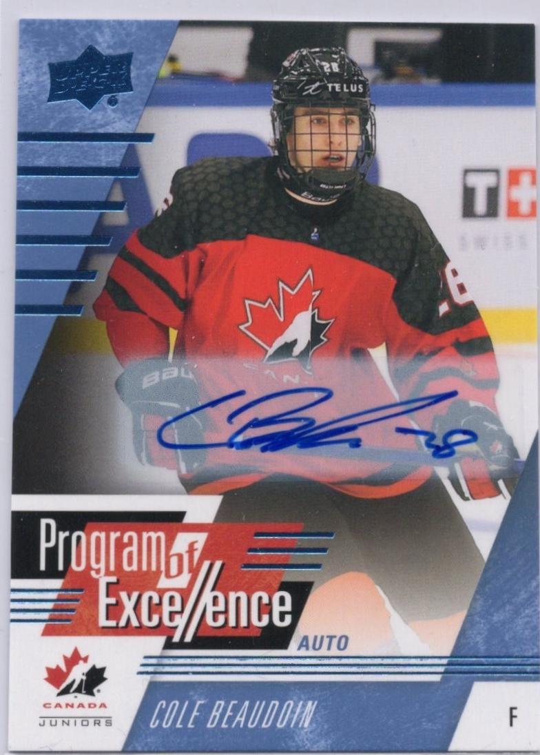 Cole Beaudoin [Signature] #133