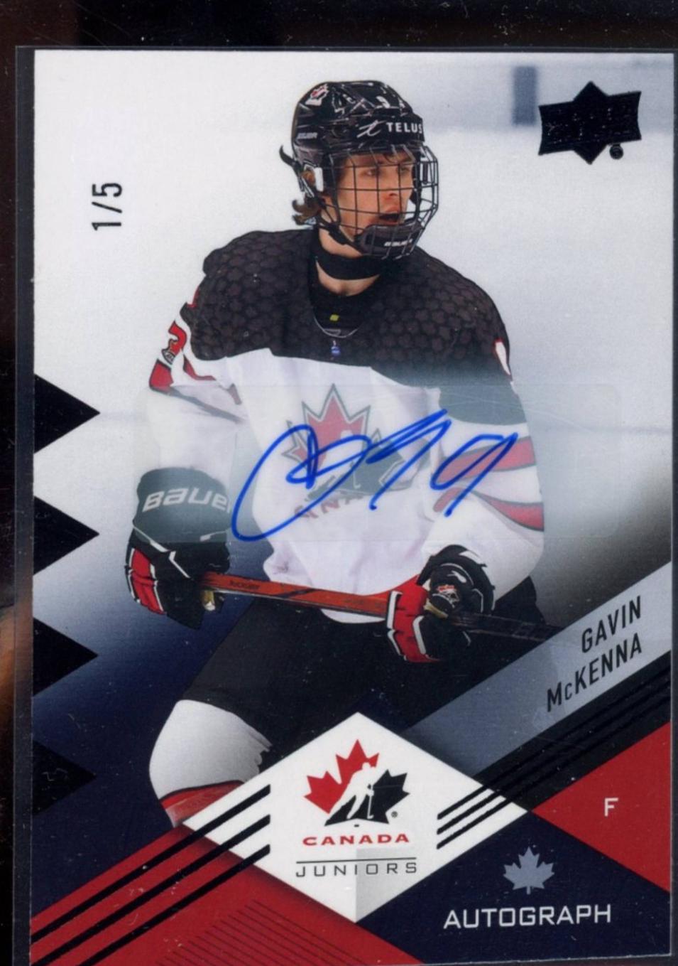 Gavin McKenna [Signature Black] #60