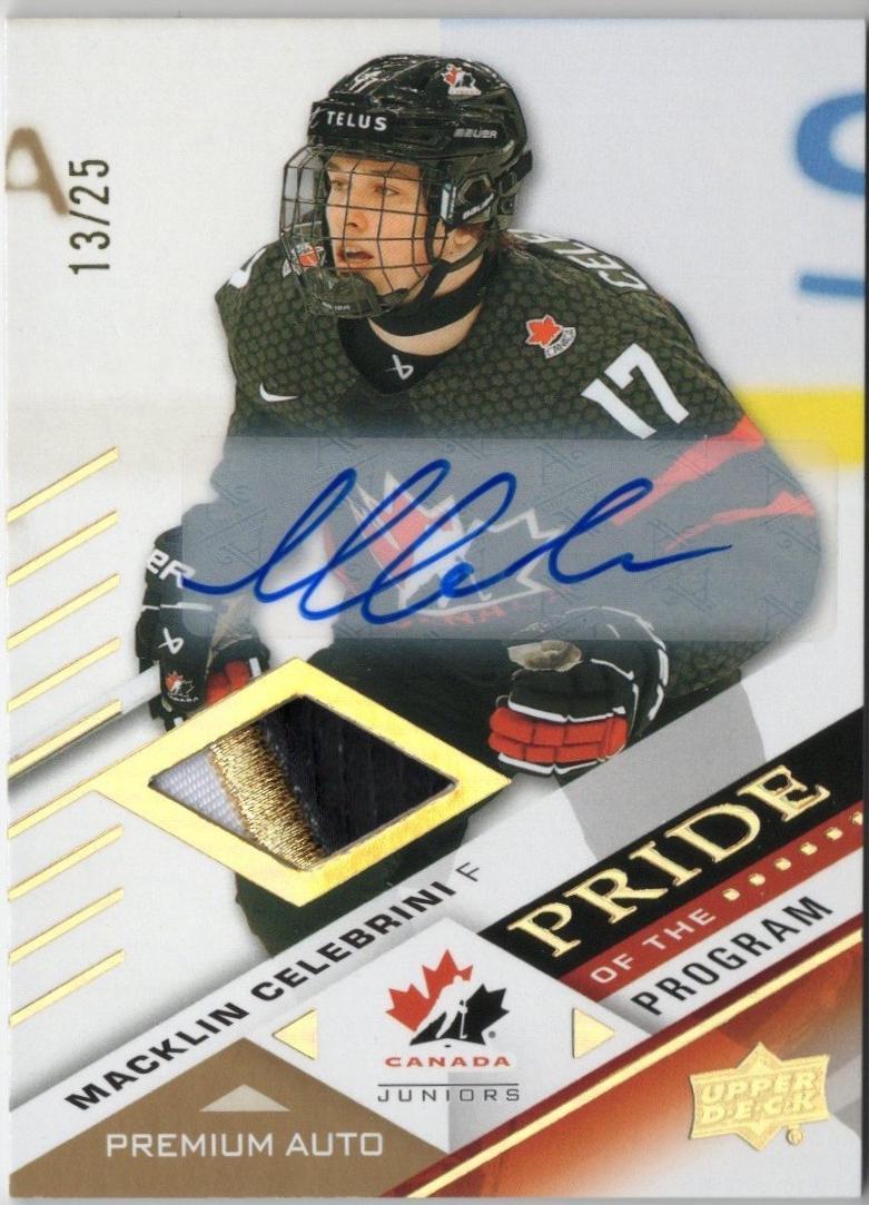 Macklin Celebrini [Autograph Patch] #70