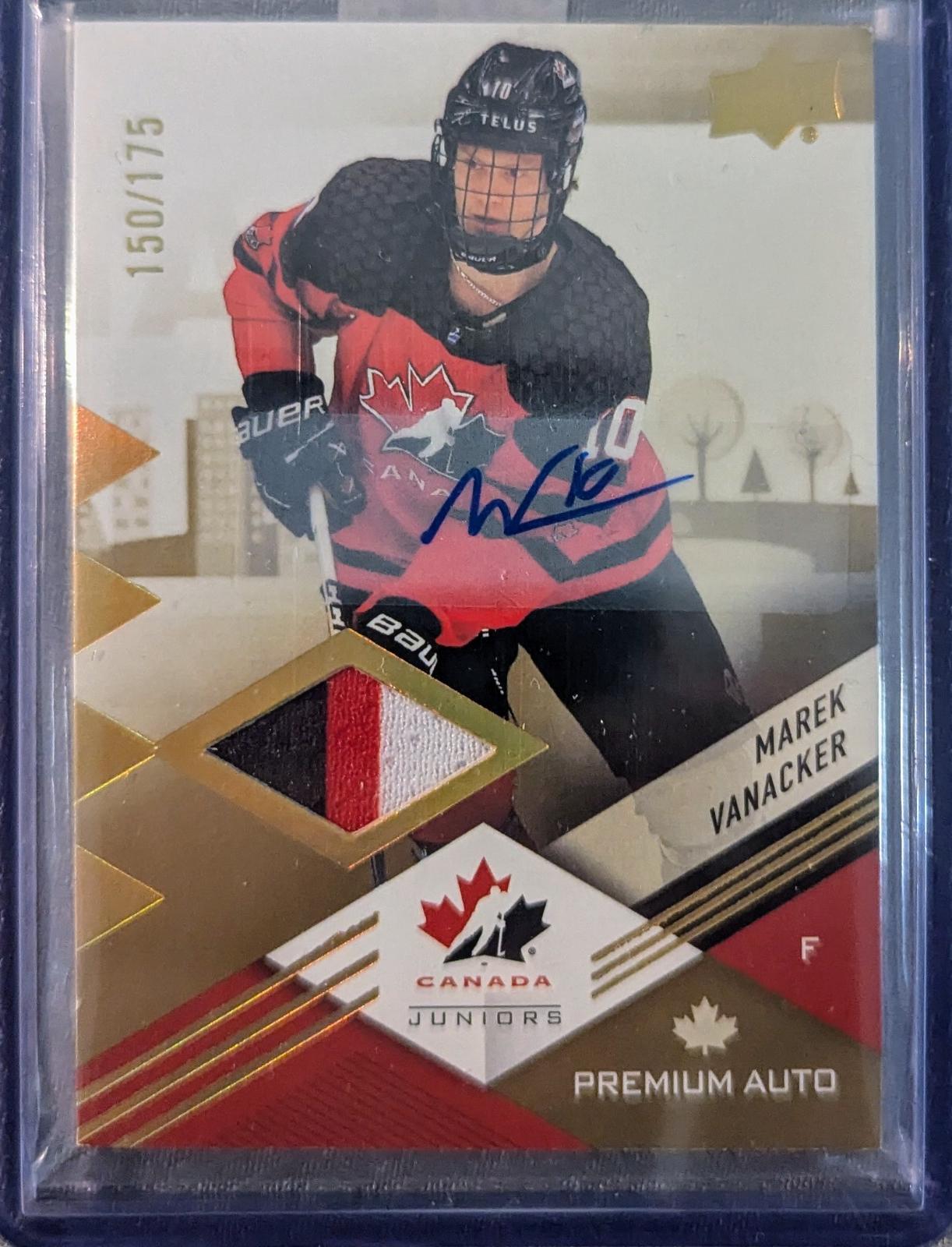 Marek Vanacker [Autograph Patch] #33