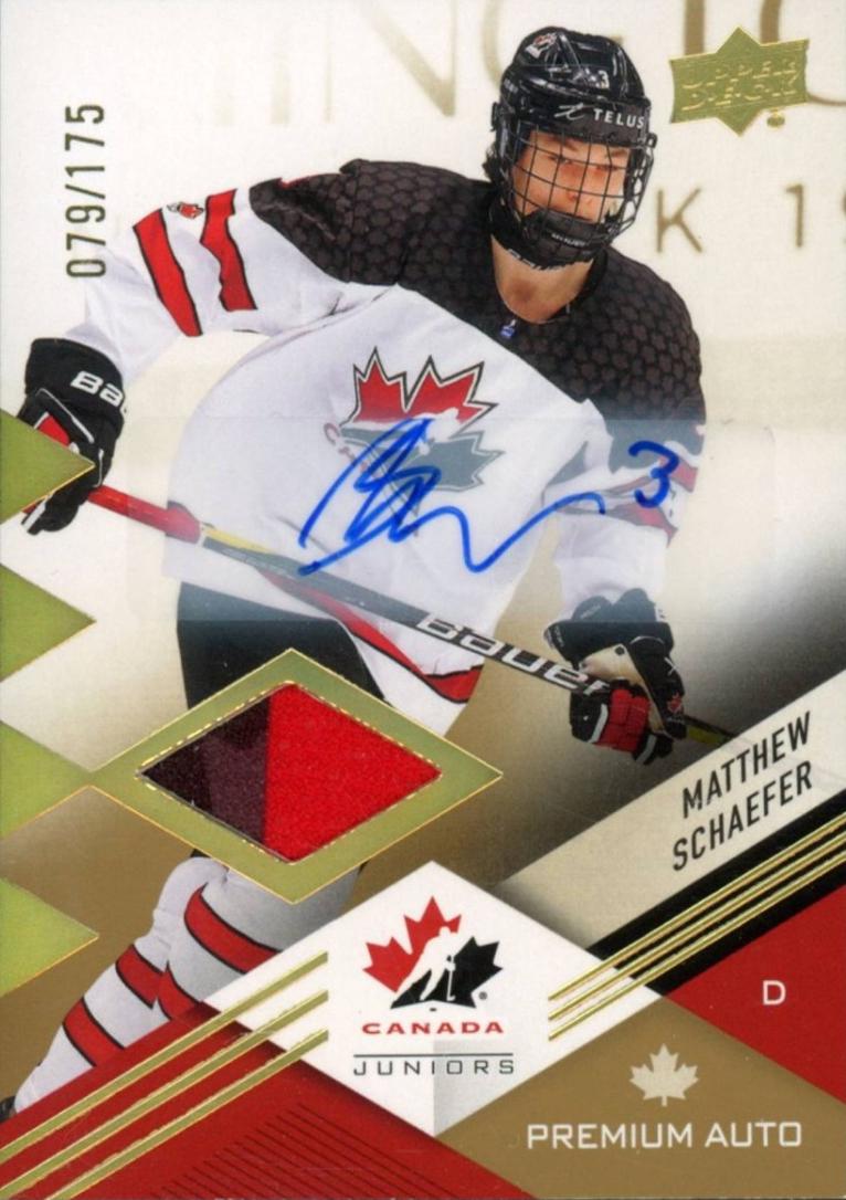 Matthew Schaefer [Autograph Patch] #69