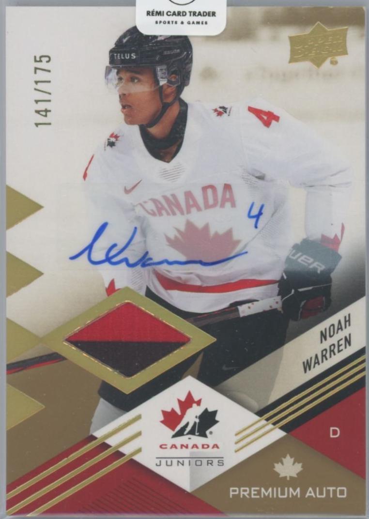 Noah Warren [Autograph Patch] #12