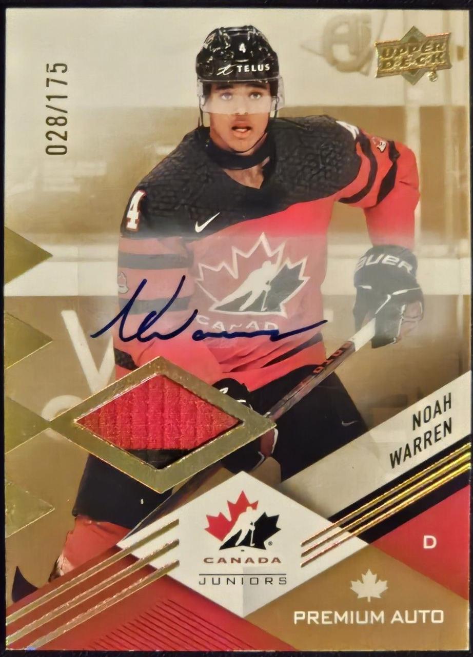 Noah Warren [Autograph Patch] #53