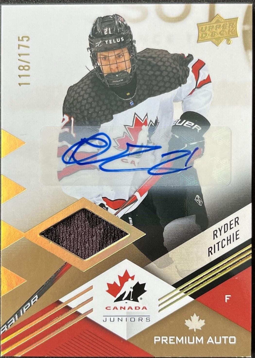 Ryder Ritchie [Autograph Patch] #63