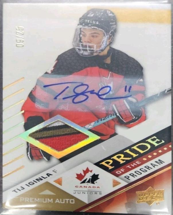 Tij Iginla [Autograph Patch] #92