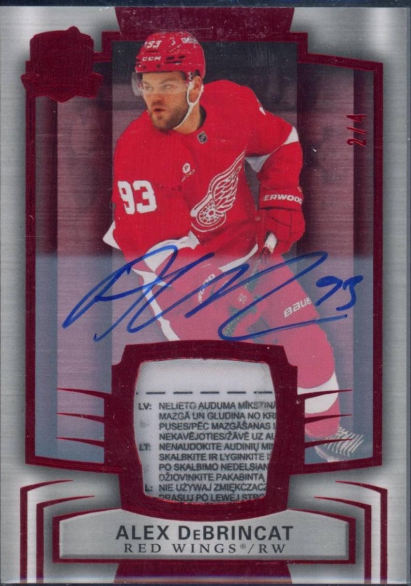 Alex DeBrincat [Red Tag Gold Foil Autograph Patch] #93