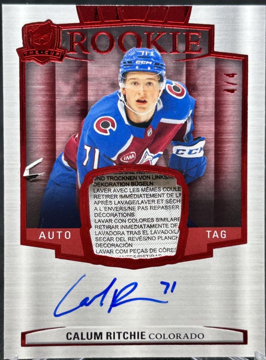 Calum Ritchie [Auto Red Foil Tag] #194